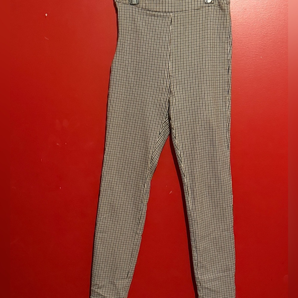 SHEIN Women's Black and Natural Patterned  Pants